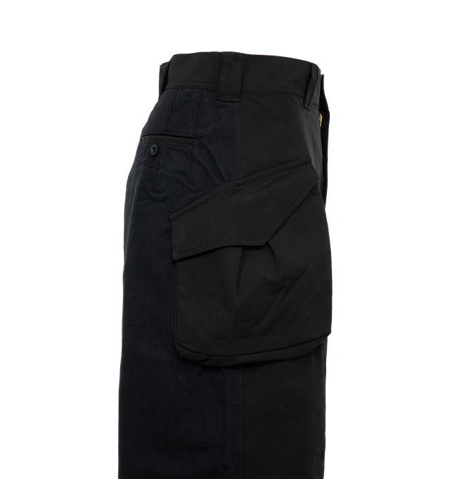 POLYESTER OXFORD X COTTON SULFUR OXFORD BIO WASHED PANT (MENS)