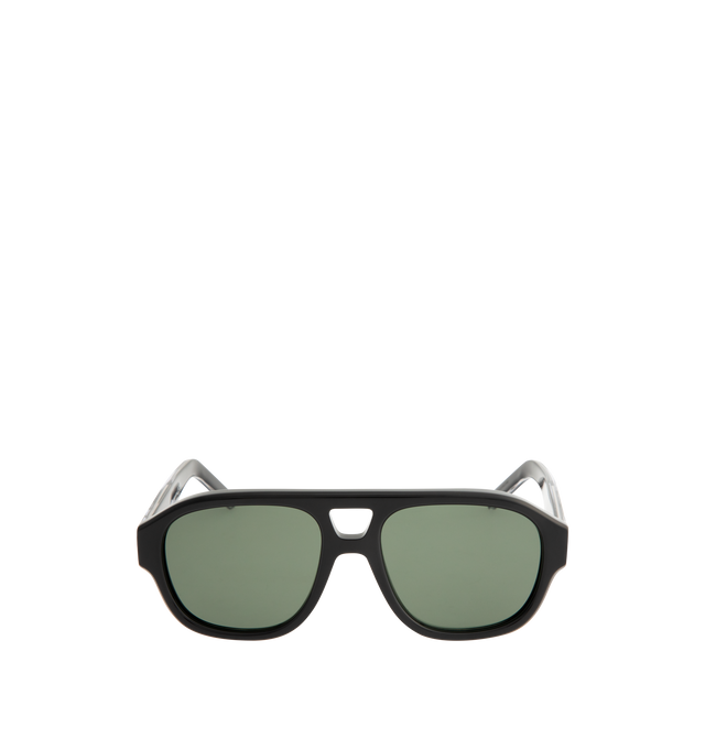 Image 1 of 3 - BLACK - GIVENCHY Day Sunglasses featuring day line, aviator shape, double bridge and metal plaque with engraved GIVENCHY on the temples. 100% UVA/UVB protection. 100% acetate. Made in Italy.
