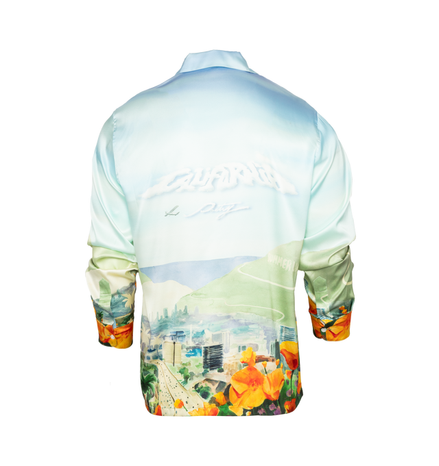HELICOPTER LANDSCAPE SILK SHIRT