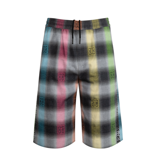 4G PLAID BERMUDA SHORTS (MENS)