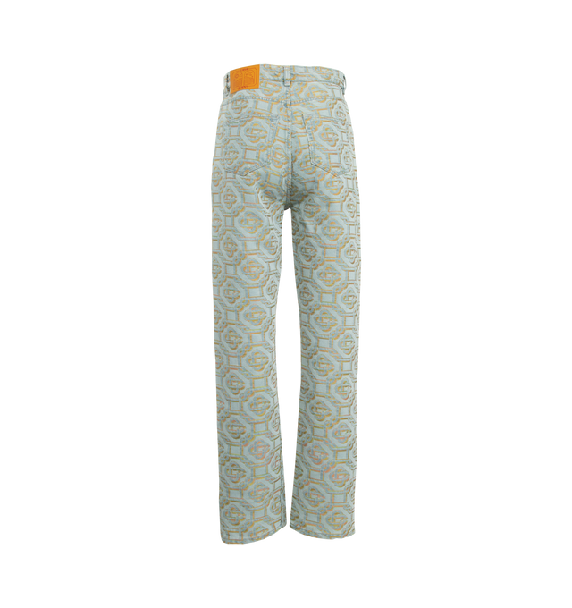 MONOGRAM STRAIGHT LEG JEANS (WOMENS)