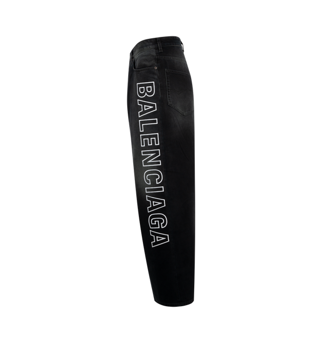 LOGO WIDE-LEG JEANS (MENS)
