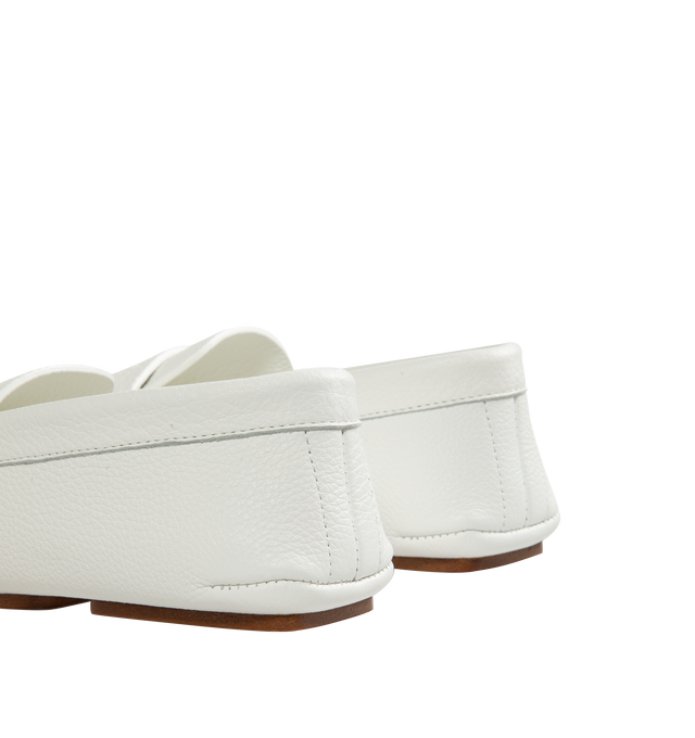Image 3 of 4 - WHITE - KHAITE Billy Loafer featuring a soft, travel-friendly slip-on with one-piece construction and a supple footbed for exceptional comfort. Classic loafer details and three-part leather sole. 100% calf leather.