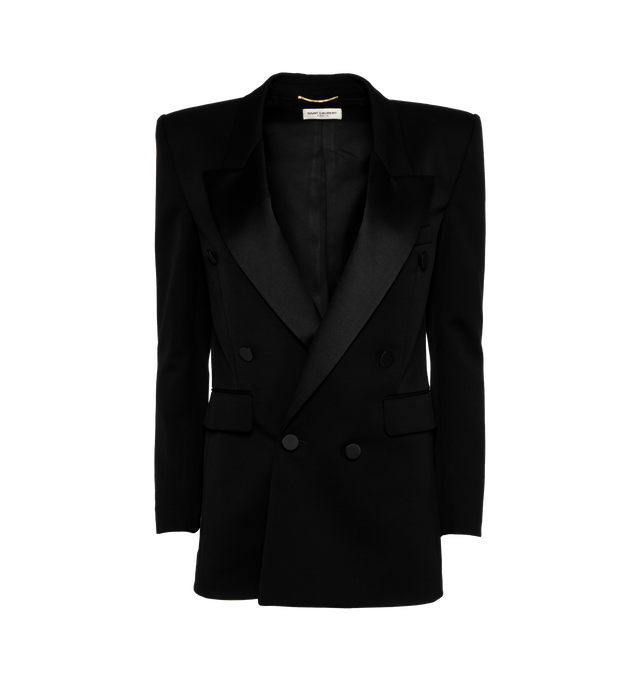 TUXEDO JACKET IN GRAIN DE POUDRE (WOMENS)