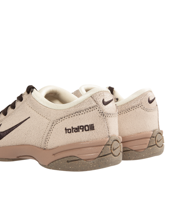 Image 3 of 5 - NEUTRAL - Nike Men's Total 90 Sneaker featuring quilted upper, asymmetrical lacing, flat rubber sole, the upper features Total 90 logos on each side, padded collar, foam midsole and rubber outsole.