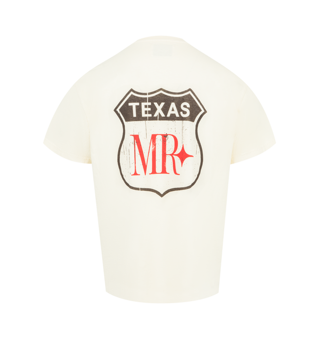 Image 2 of 2 - WHITE - MIDNIGHT RODEO Cadillac Ranch Graphic T-Shirt featuring crewneck, short sleeves and graphic on front. 100% cotton. Made in the USA.