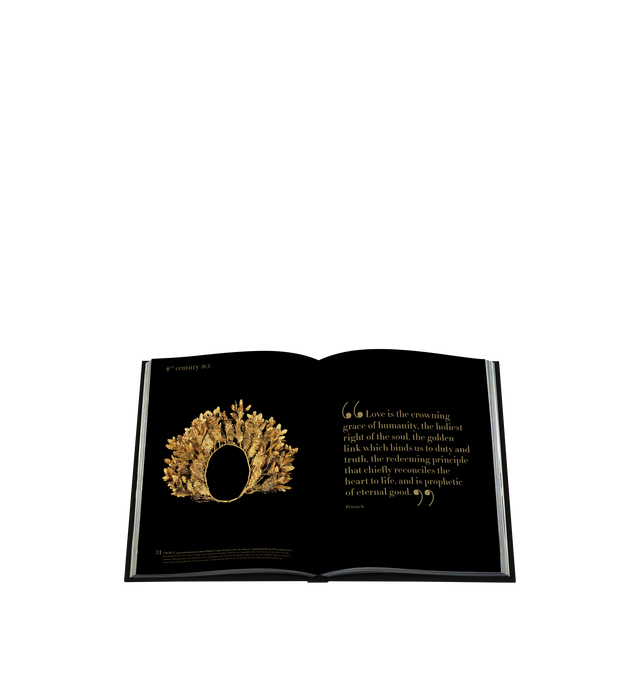 Image 4 of 4 - BLACK - ASSOULINE Gold: The Impossible Collection featuring insightful texts by art historian Brnice Geoffroy-Schneiter, this handcrafted Ultimate Collection volume showcases 100 of the rarest and most precious treasures marrying natural splendor and human craftsmanship, from amazingly detailed artifacts of ancient global civilizations to surprising modern creations by artists Man Ray, Hu Qin and Chris Burden. Approx. 12.99"L x 16.0"W. 214 pages. Made in Italy.