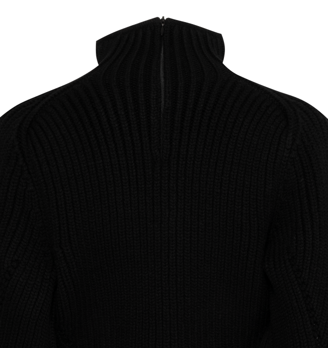 WOOL RIB HIGHNECK SWEATER (WOMENS)