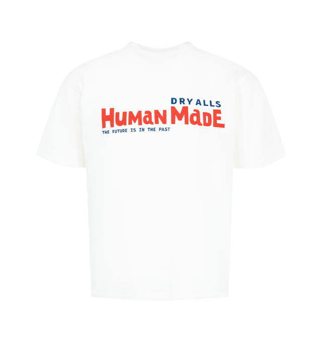 Image 1 of 2 - WHITE - HUMAN MADE Graphic T-Shirt featuring short sleeves, crew neck, regular fit, drop shoulders and graphic on front. 100% cotton.
