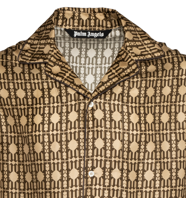 ALLOVER MONOGRAM PAJAMA SHIRT (MENS)