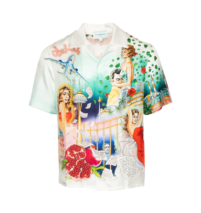 CUBAN COLLAR SHORT SLEEVE SHIRT