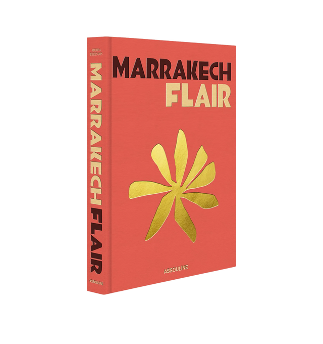 Image 1 of 4 - PINK - Assouline Books Marrakech Flair by Marisa Berenson, Linen hardcover book with 304 pages featuring over 200 illustrations. Language: English. Dimensions: W 10 x L 13 x D 1.5. Marrakech, the "Ochre City," is a sensory feastits vibrant souks, intricate zellige tiles, fragrant spices, and flavorful tagines never fail to captivate. Rich in history and culture, the city has inspired icons like Yves Saint Laurent and Winston Churchill and continues to draw visitors with its stunning archite