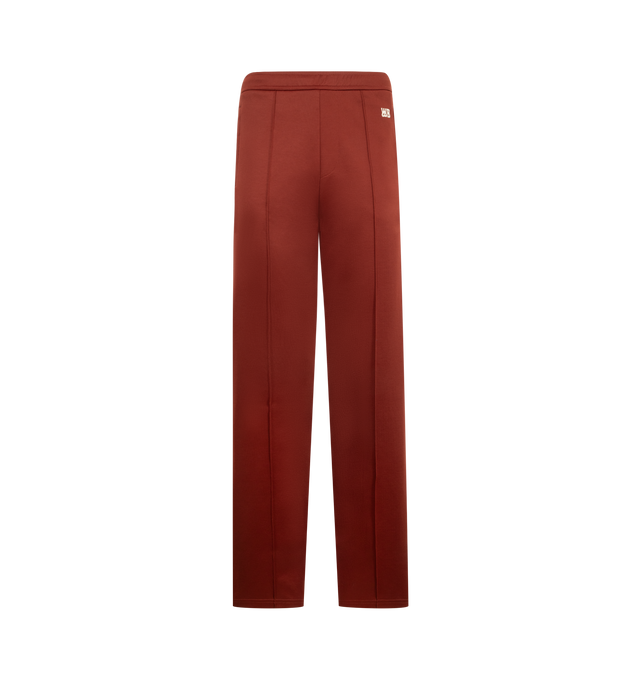 Image 1 of 3 - ORANGE - WALES BONNER Motion Sweatpants featuring striped down side, drawstring fastening, 2 side slip pockets, back welt pocket and straight fit. 55% polyester, 45% cotton.