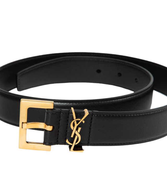 YSL LEATHER BELT