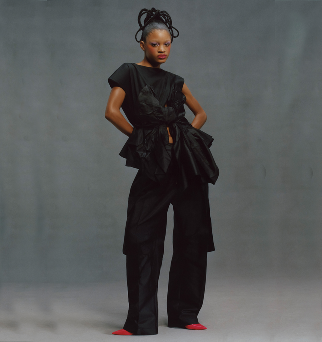 PLEATED JUMBO CARGO PANTS