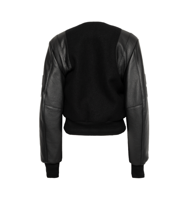 CROPPED VARSITY JACKET