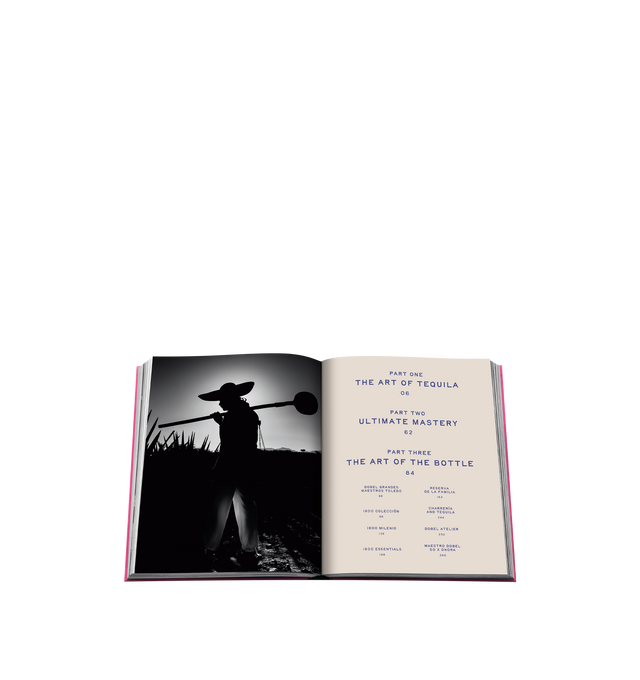 Image 4 of 5 - PINK - Assouline The Art of Tequila: Spirit of Mexico is a luxury coffee table book that explores the rich heritage, craftsmanship, and cultural significance of tequila through captivating photography and engaging storytelling. This designer hardcover book celebrates Mexico's iconic spirit, highlighting its history, artisanal production, and enduring influence on gastronomy, travel, and contemporary culture. Hardcover. Publisher: Assouline. W 12.6 x L 9.8 x D 1.5 in
