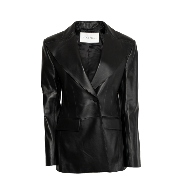 ONE BUTTON BLAZER