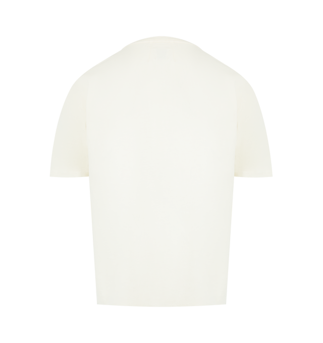 Image 2 of 2 - WHITE - RHUDE Regatta Club Graphic T-Shirt featuring boxy fit, graphic on front, crewneck, short sleeves and dropped shoulders. 100% cotton.