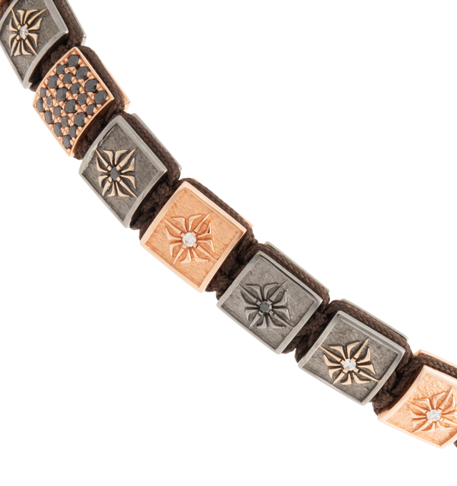 Image 2 of 2 - MULTI - Shamballa Jewels 6mm Lock Bracelet, an embodiment of luxury and precision. This stunning bracelet combines black and white diamonds seamlessly set black rhodium-plated rose gold. Size XL measures 6.9 inches. Hirshleifers offers a range of pieces from this collection in-store. For personal consultation and detailed information about jewelry, please contact our dedicated stylist team at personalshopping@hirshleifers.com.