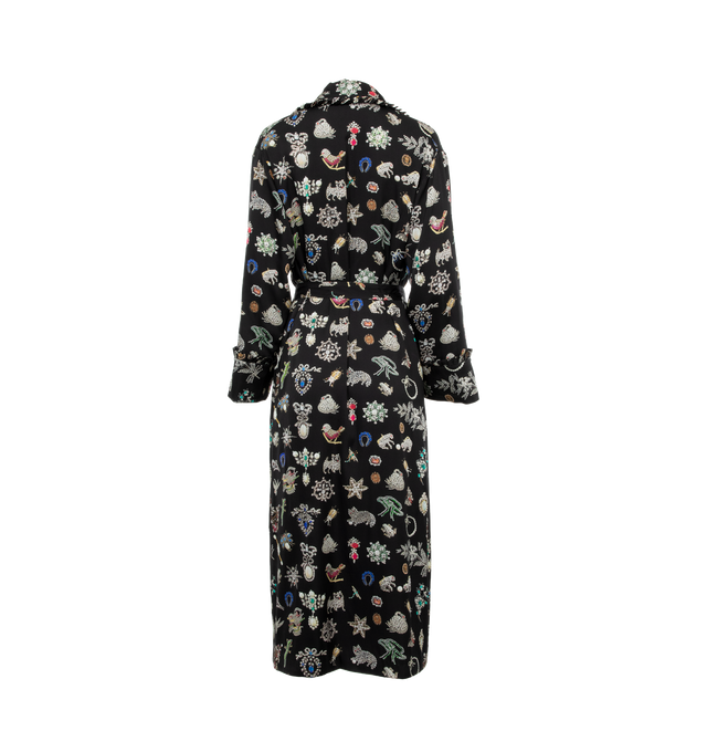 BLACK DIAMOND PINS ROBE COAT