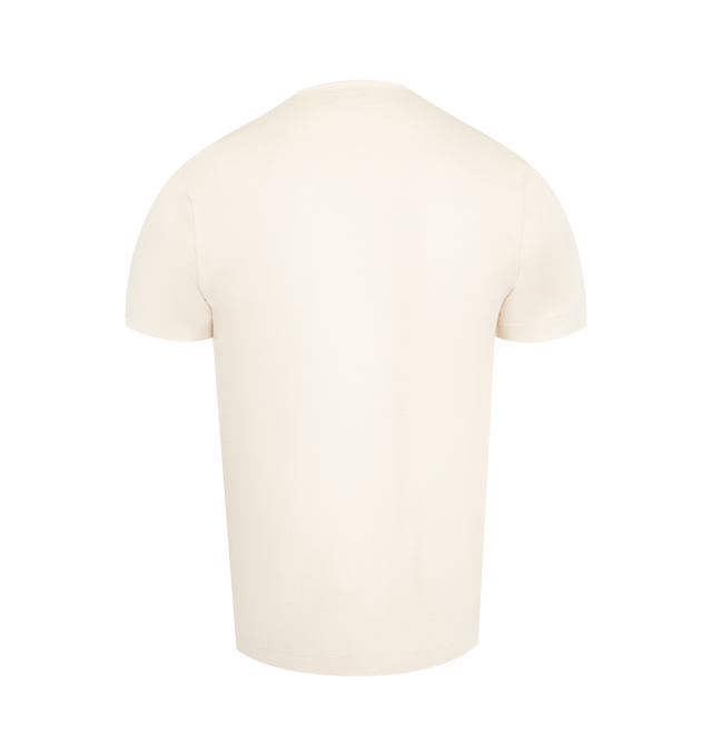 Image 2 of 2 - WHITE - MERZ B. SCHWANEN Sturdy Jersey T-Shirt featuring classic fit with side seams, triangular underarm inserts, crew neck and short sleeves. 100% organic cotton. Made in Germany.