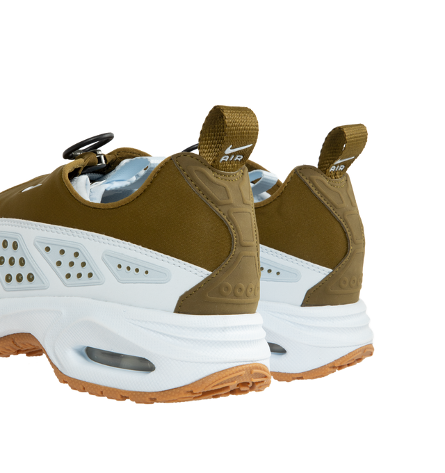 Image 3 of 5 - GREEN - NIKE Air Max SNDR Sneaker featuring Max Air cushioning, Nike Air technology, reflective panels, zip-up shroud, foam midsole and rubber outsole.