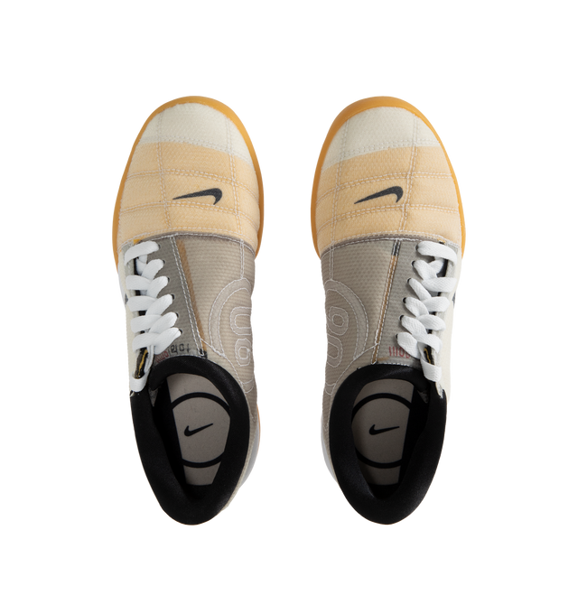 Image 5 of 5 - WHITE - NIKE Total 90 Sneaker featuring quilted upper, asymmetrical lacing, flat rubber sole, the upper features Total 90 logos on each side, padded collar, foam midsole and rubber outsole.