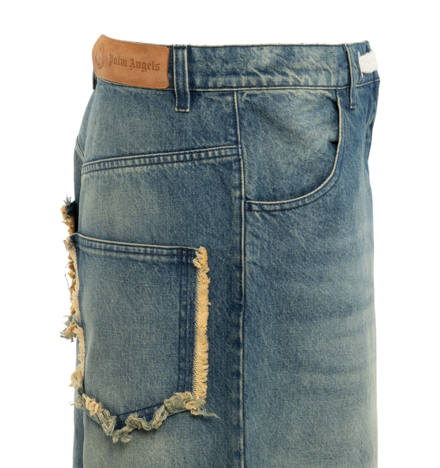 MONCLER X PALM ANGELS WIDE LEG JEANS (UNISEX)