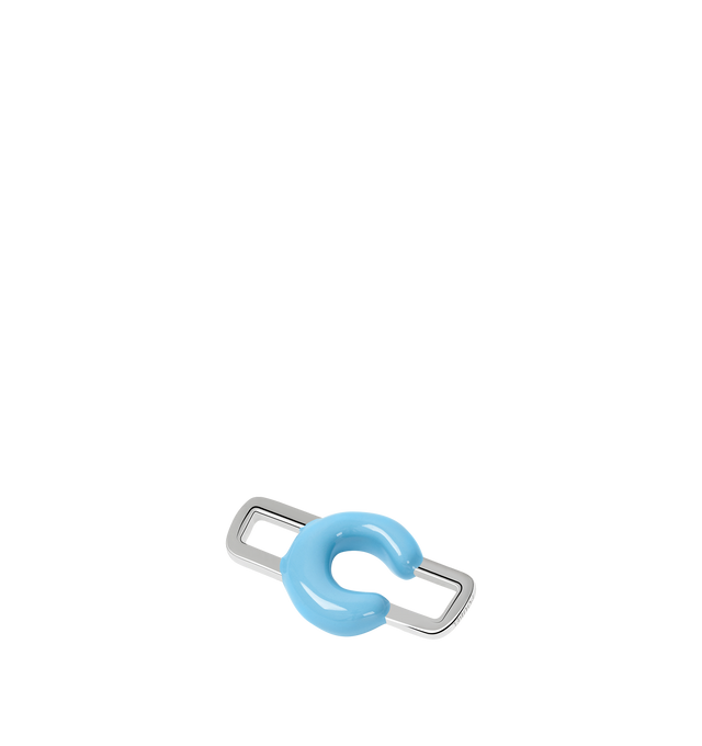 Image 6 of 8 - BLUE - Poubel by The Gstaad Guy "C" charm from the Alphabet Collection. All charms are made of .925 sterling silver, and are hand-painted using non-toxic lead-free enamel.Links sold separately. Hirshleifers offers a range of initial pieces from this collection in-store. For personal consultation and detailed information about jewelry, please contact our dedicated stylist team at personalshopping@hirshleifers.com