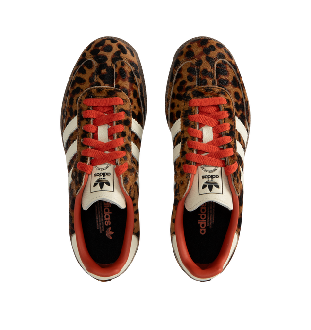 Image 5 of 5 - BROWN - ADIDAS Samba OG Sneaker featuring regular fit, lace closure, pony hair upper, synthetic lining and rubber outsole.
