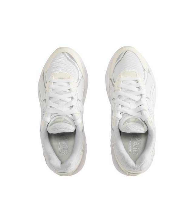 Image 5 of 5 - WHITE - ASICS GT-2160 Sneakers featuring mesh and faux leather upper with rubber sole, lace-up front, segmented midsole structure and GEL technology inserts and padded low-cut collar.