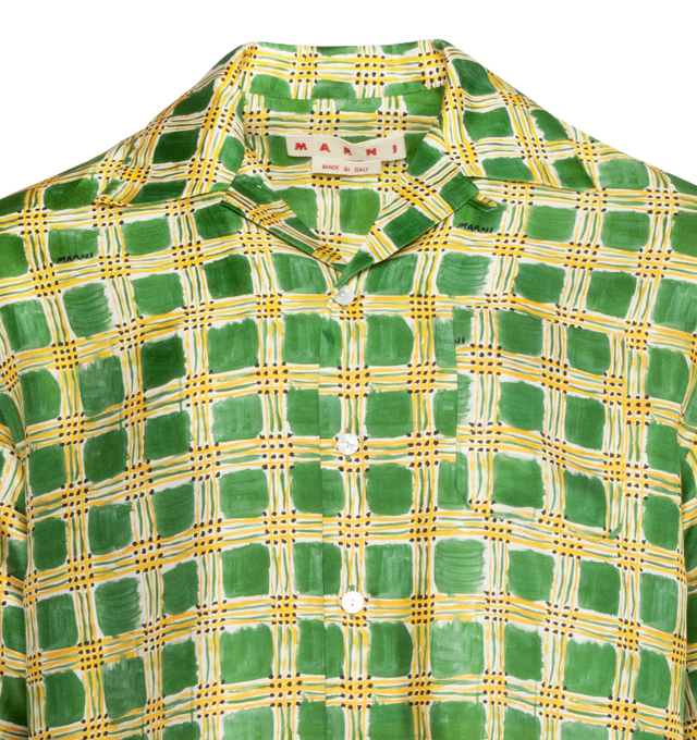 SILK CHECK FIELDS SHIRT (MENS)
