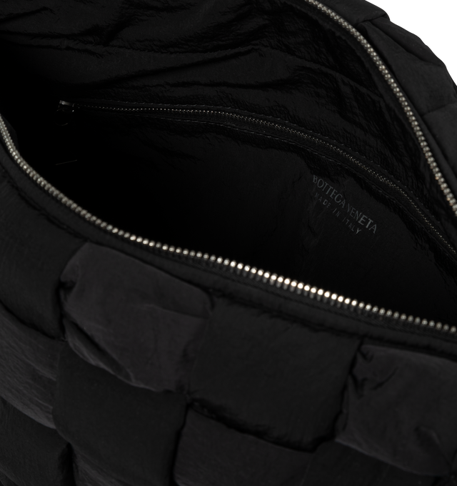 Image 3 of 3 - BLACK - Bottega Veneta Men's Shoulder Bag crafted from nylon.  