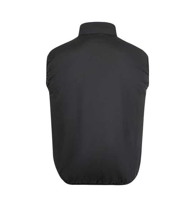 Image 2 of 2 - BLACK - ASPESI Jil Vest featuring lightweight nylon lined in the same fabric, Thermore wadded padding, hem and armholes with Lycra trim, a stand-up collar, zip pockets, a front fastening that is also zipped, Aspesi branded zipper pull and slim fit. 100% nylon.