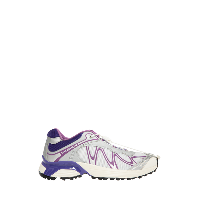 Image 1 of 5 - MULTI - SALOMON XT-Whisper Sneaker featuring textile and synthetic upper, quickLACE, agileChassis System, OrthoLite diecut sockliner, textile lining, anti-debris mesh, chevron lugs and mud contaGRIP.