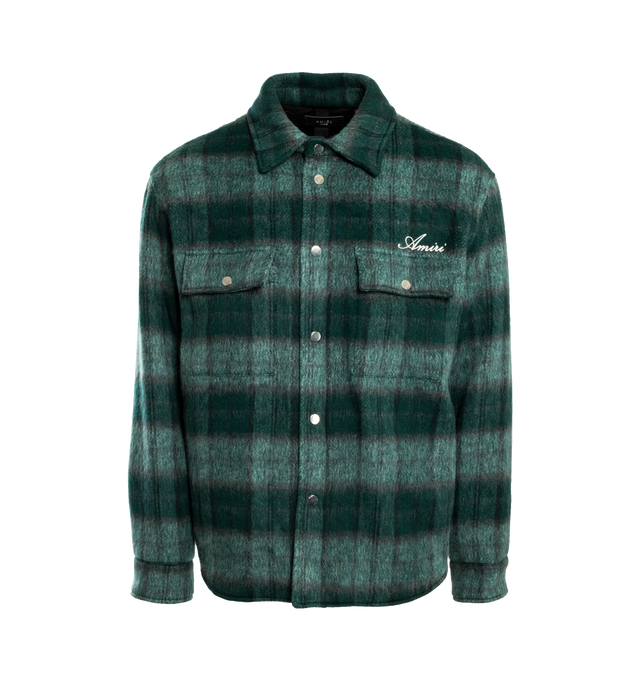 BRUSHED PLAID OVERSHIRT (MENS)