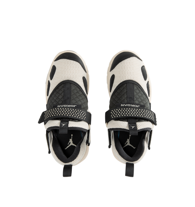 Image 5 of 5 - WHITE - JORDAN Trunner LX Sneaker featuring synthetic leather mixed with canvas and airy knits, chunky foam midsole, rubber outsole and reflective details.