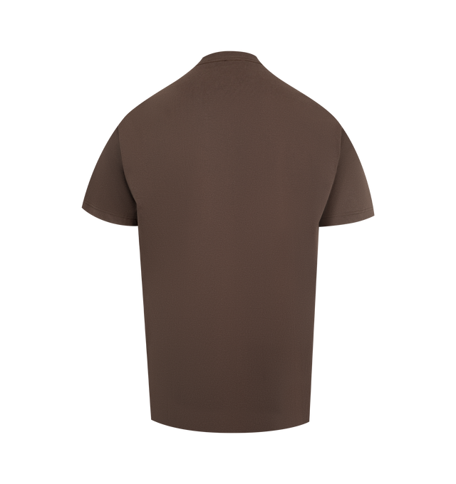 Image 2 of 2 - BROWN - MARKET Turn to Start T-Shirt featuring crewneck, short sleeves, straight hem and graphic on front. 100% cotton.
