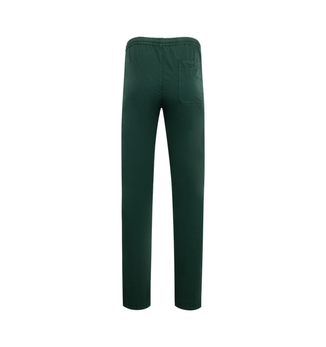 Image 2 of 3 - GREEN - ASPESI Ventura Pant featuring elasticated waistband, three pockets and loose fit. Made in Romania.