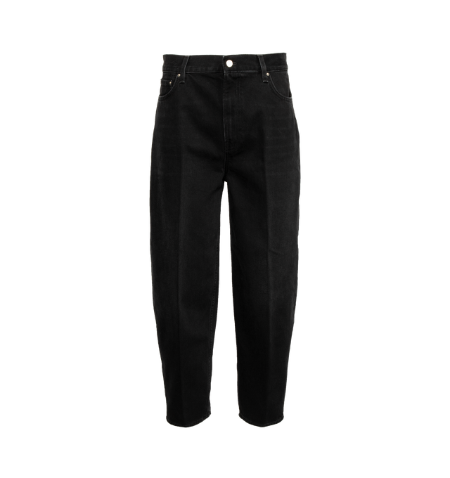 WIDE TAPERED LEG DENIM