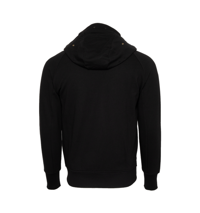 DIAGONAL RAISED FLEECE ZIPPED GOGGLE HOODIE (MENS)