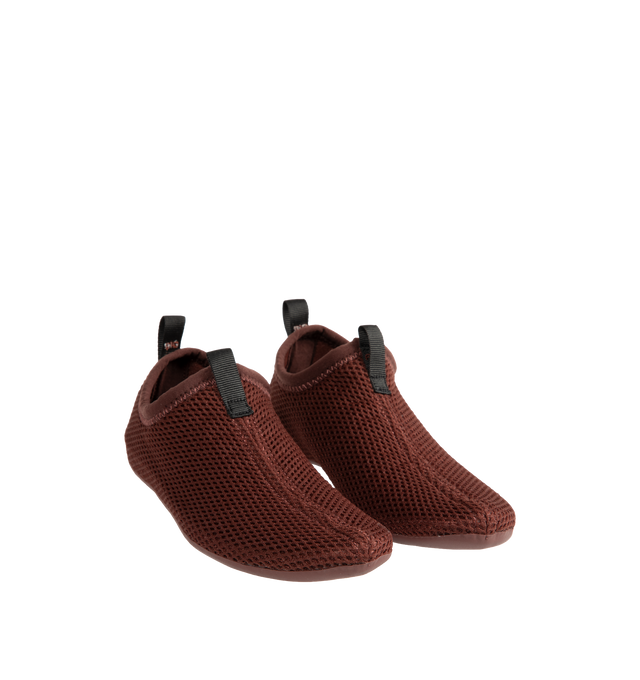Image 6 of 6 - BROWN - Nike Women's Rejuven8 Run Sneakers feature a black and brown tortoise shell-patterned synthetic upper with a removable mesh bootie and lightly padded collar. Flat laces, heel and tongue pull tabs, a mini Swoosh at the back heel, and Swoosh branding on the sole unit complete the design. ReactX foam provides responsive cushioning, while a rubber outsole offers durable traction. Upper: Synthetic. Bootie: Mesh. Midsole: ReactX Foam. Sole: Rubber.