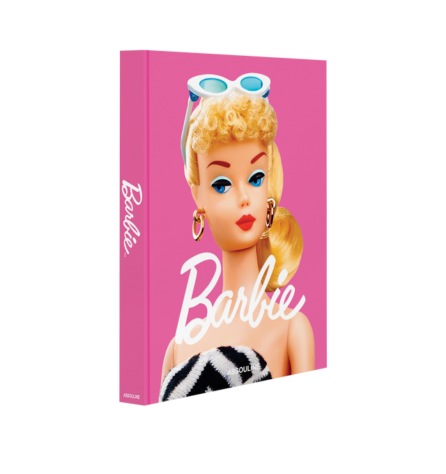 Image 1 of 4 - PINK - ASSOULINE Barbie Book featuring visual compendium presenting the history of Barbie, by Susan Shapiro. Silk hardcover, 350+ illustrations, 340 pages, Language: English, Publication date: October 2023. H12.99" x W9.88" x D1.53" / 6 lb. Made in Italy.