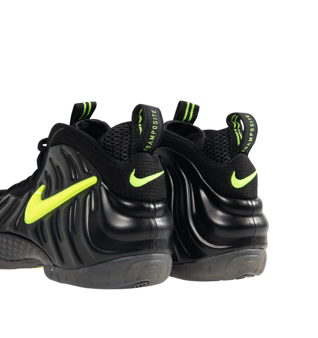 Image 3 of 5 - BLACK - NIKE Air Foamposite Pro Sneaker featuring Foamposite upper that molds to your foot, full-length and heel Zoom Air cushioning, foam midsole and rubber outsole with herringbone tread.
