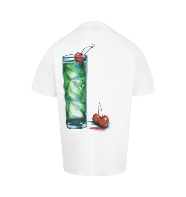 Image 2 of 2 - WHITE - CARHARTT WIP Jake Garcia T-shirt featuring crewneck, short sleeves, graphic print on the front and back and straight hem. 100% cotton.
