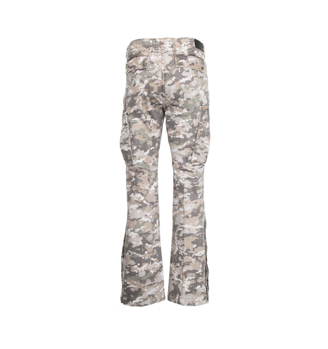 M65 CAMO KICK FLARE CARGO PANTS (MENS)