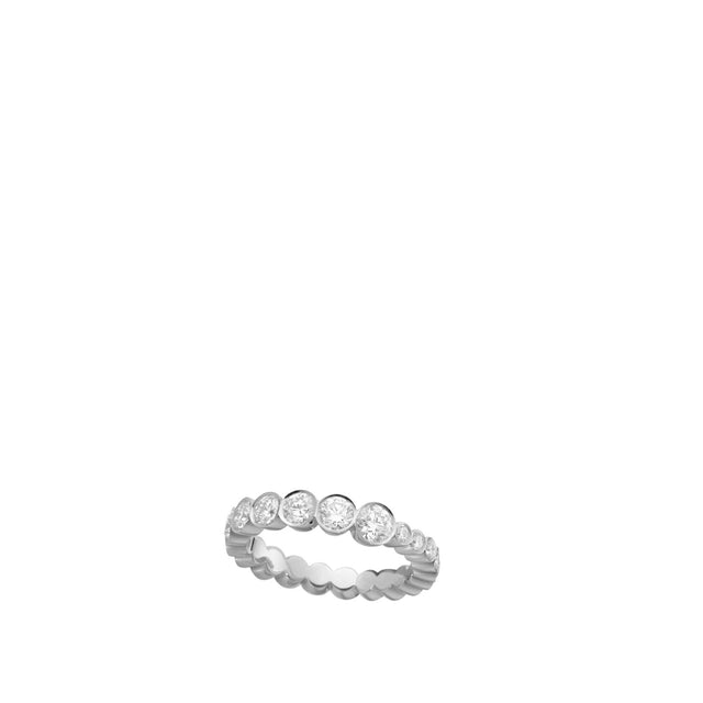 ENSEMBLE CROISSANT BLANC RING