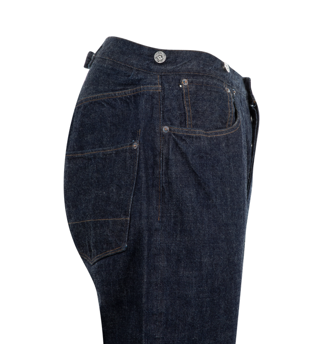 Image 3 of 3 - BLUE - Full Count Sons of Soil Denim have a 1373 tapered silhouette. 100% Zimbabwean cotton. Made in Japan.