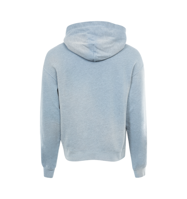 Image 2 of 2 - BLUE - NAHMIAS California Sunfade Hoodie featuring kangaroo pocket, regular fit, hooded neck, ribbed hem and cuffs and graphic print. 100% cotton. 